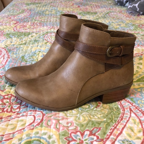 Kim Rogers Shoes | Brown Booties | Poshmark